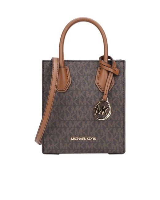 Michael Kors Brown Extra-Small Mercer Tote Bag