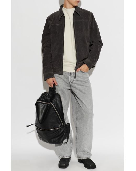 AllSaints White Asher Logo Sweatshirt for men