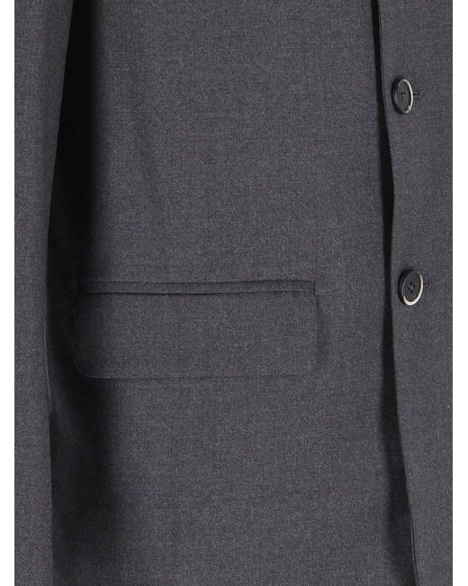 Barena Blue Lapel Blazer for men