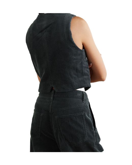 Goldsign Blue The Orten Cotton-Corduroy Vest
