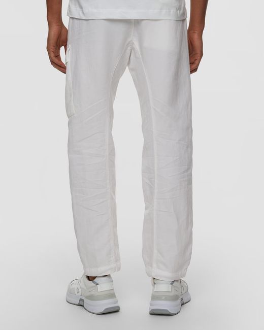 C P Company Gray Boxy Lens Cargo Pants for men