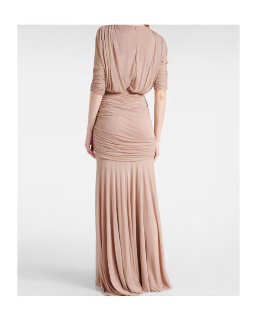 TOVE Pink Devi Semi-Sheer Maxi Dress