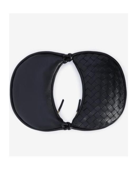 Bottega Veneta Blue Gemelli Intrecciato Shoulder Bag