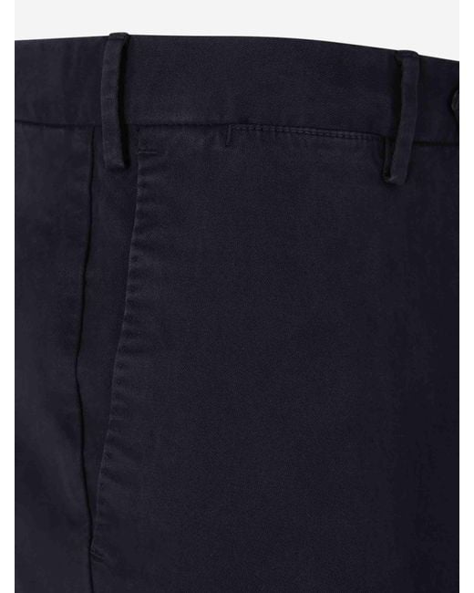 PT01 Blue Slim-Fit Trousers for men