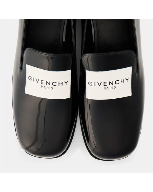 Givenchy Black Logo Detail Loafers