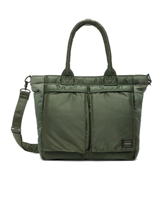 Porter-Yoshida and Co Green Tanker Tote for men