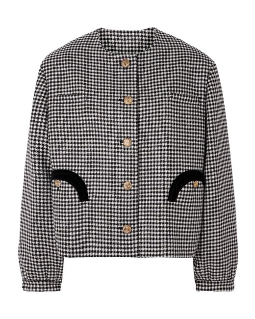 Blazé Milano Gray Houndstooth Casual Jacket