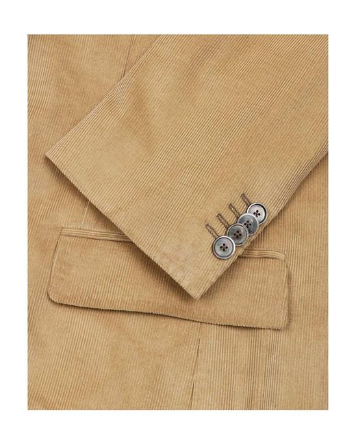Boss Natural Single-Breasted Suit Jacket for men