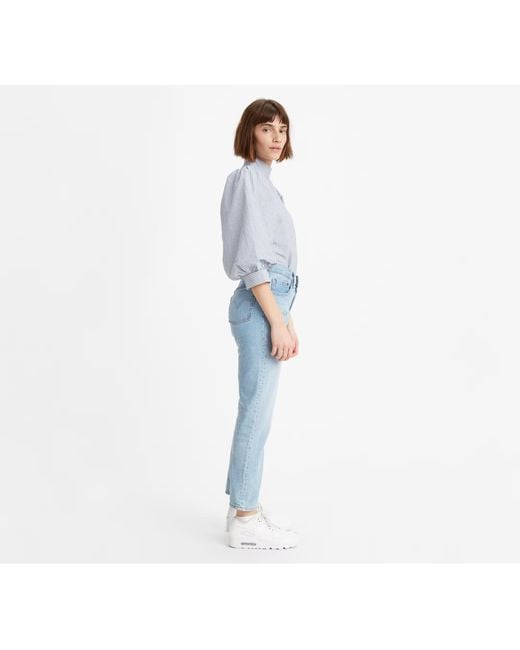 Levi's Blue Straight Leg Jeans