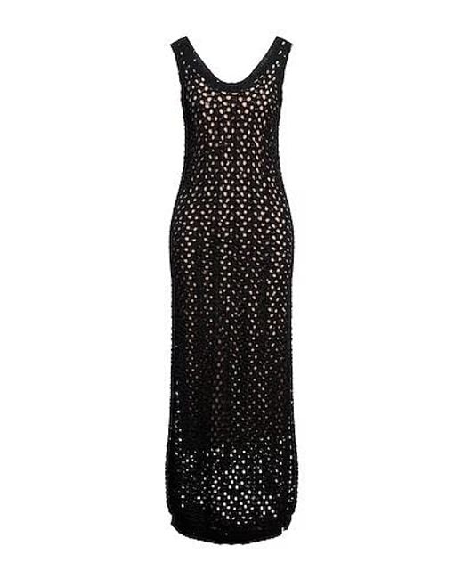 Brunello Cucinelli Black Sleeveless Bodycon Dress