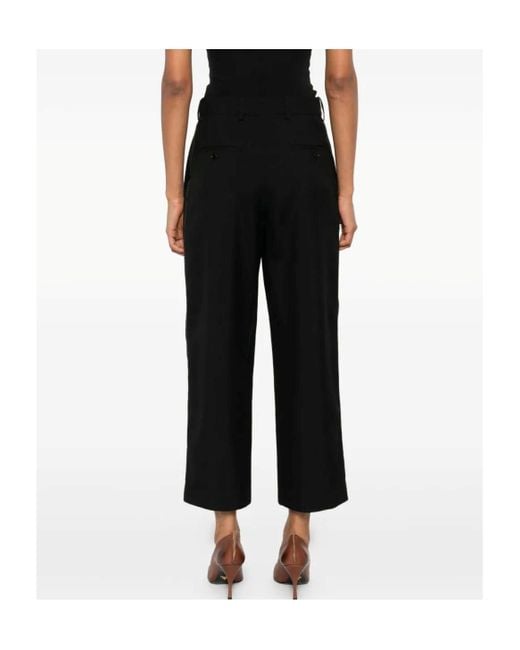 Marni Black Side-Pockets Straight Trousers