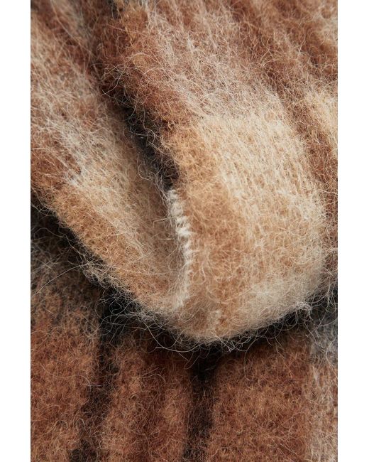 Moncler White Mohair, Alpaca Wool Scarf for men