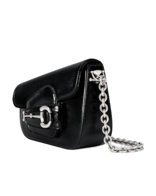 Gucci Black Horsebit 1955 Mini Shoulder Bag