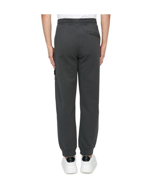 Stone Island Gray Drawstring Sweatpants for men