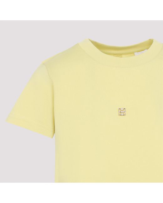 Givenchy Yellow Back Bow Crewneck T-Shirt