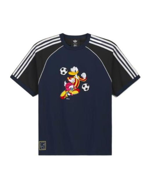Adidas Blue X Disney Short-Sleeved T-Shirt for men