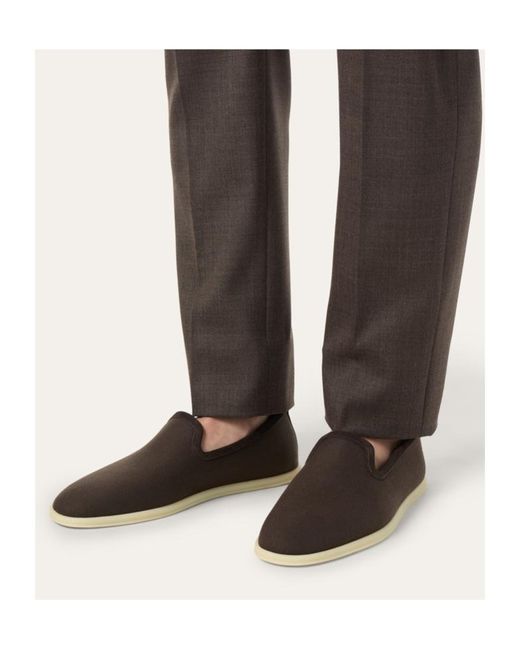 Loro Piana Brown Venice Walk The Gift Of Kings Loafer for men