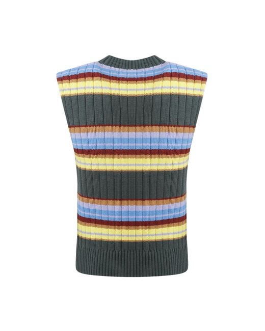 Dries Van Noten Multicolor Striped Sweater for men