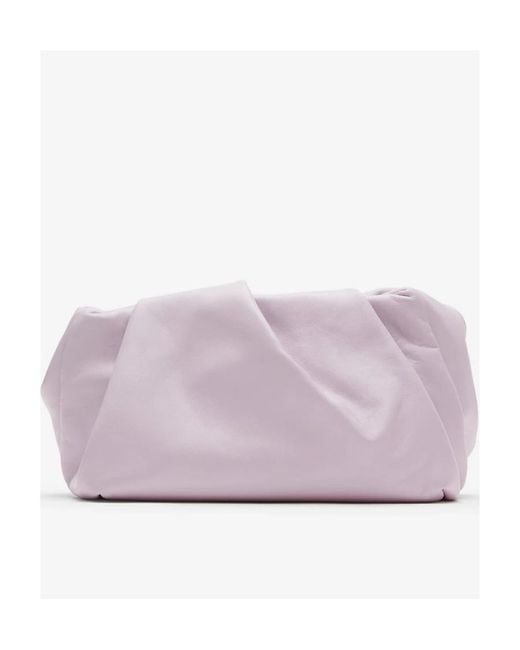 Burberry Purple Rose Clutch