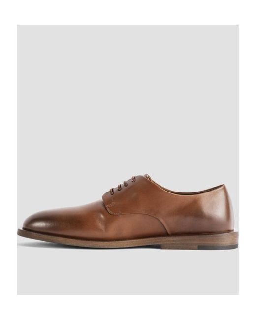 Marsèll Brown Round Head Business Dress Shoes