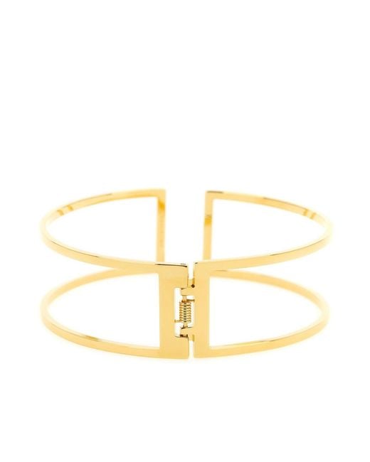 Elisabetta Franchi Metallic Choker Style Necklace