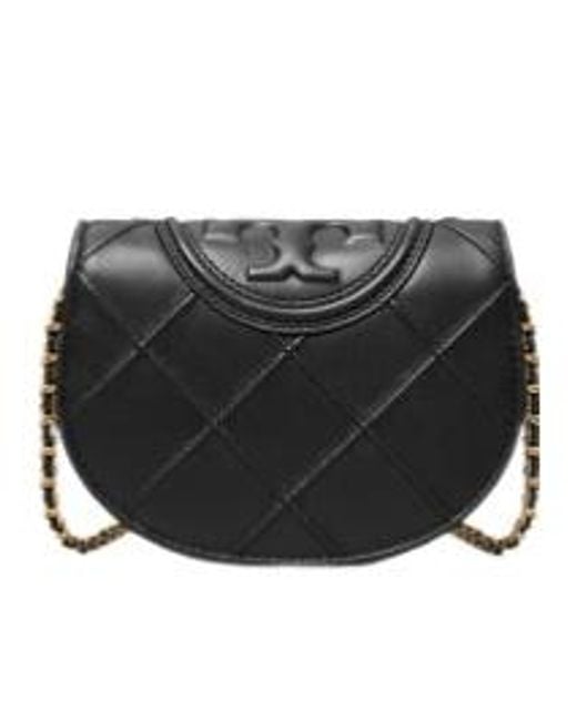 Tory Burch Black Fleming Mini Bag