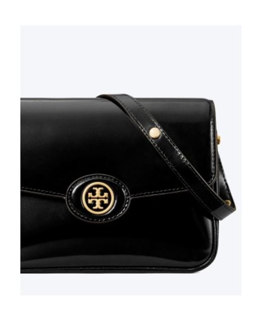 Tory Burch Black Robinson Shoulder Bag