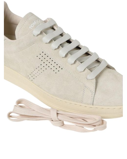 Tom Ford Natural Warwick Lace-Up Sneakers for men