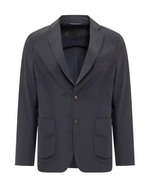Tagliatore Blue Long Sleeved Suit Jacket for men