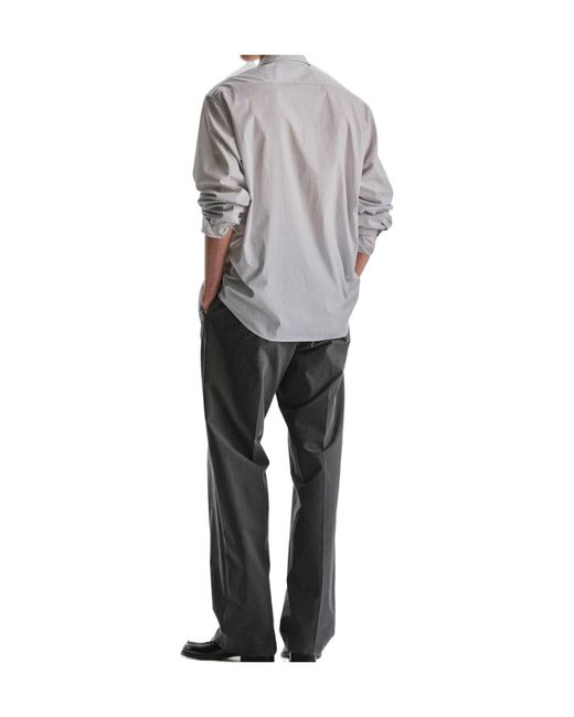 The Row White Pace Striped Shirt for men