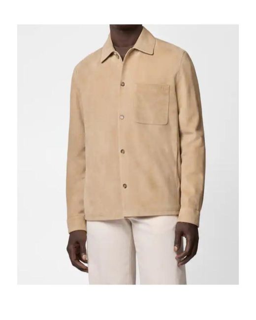 Tod's Natural Pashmy Shirt Jacket for men