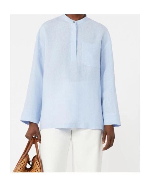 Max Mara Blue 'S Cantico Crewneck Shirt