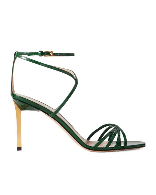 Tom Ford Metallic Ankle Strapped Ida Sandals