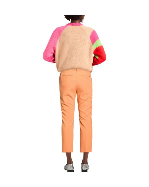 Weekend by Maxmara Orange Casual Trousers