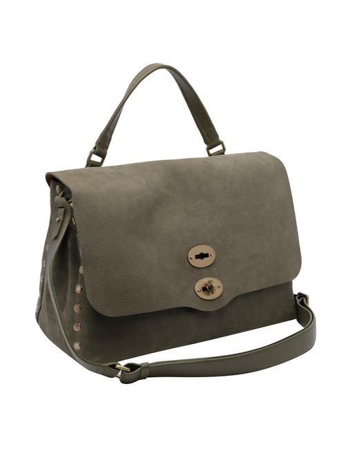 Zanellato Green Flap Shoulder Bag