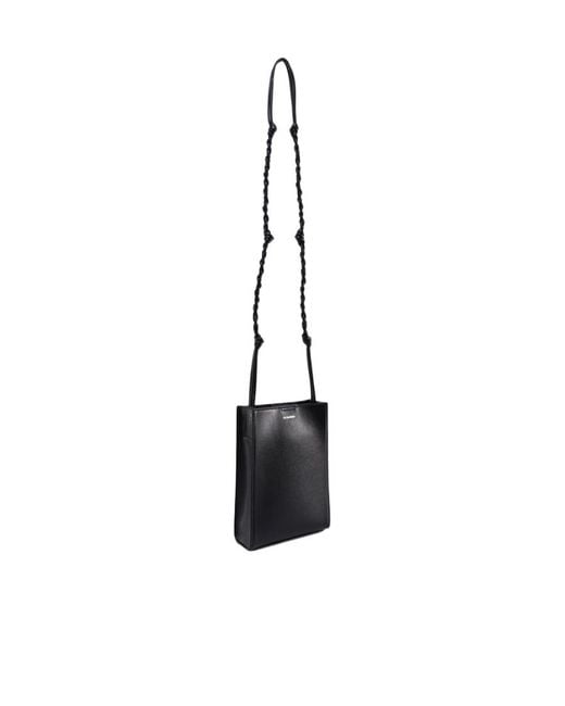 Jil Sander White Tangle Small Shoulder Bag