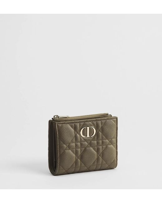 Dior Green Caro Dahlia Wallet