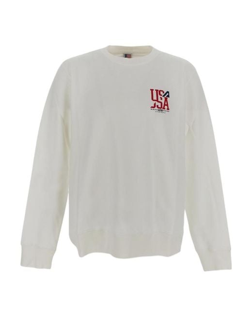 Autry Gray Logo Printed Crewneck Sweatshirt for men