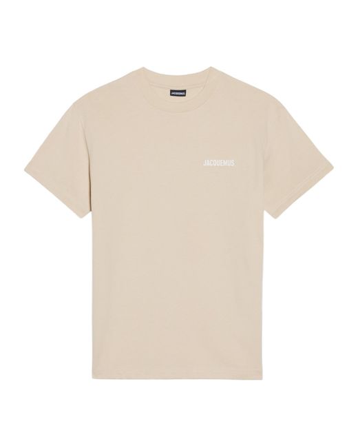 Jacquemus Natural Logo T-Shirt for men