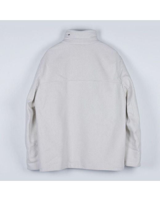 Brunello Cucinelli White Long-Sleeved Jacket for men