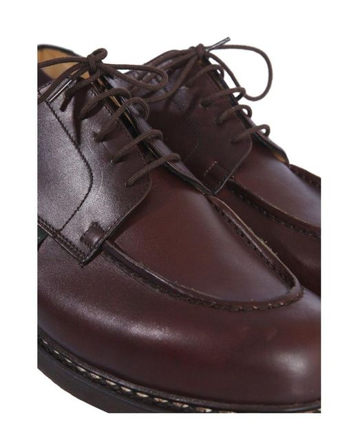 Paraboot Brown Chambord Lace-Up Shoes for men