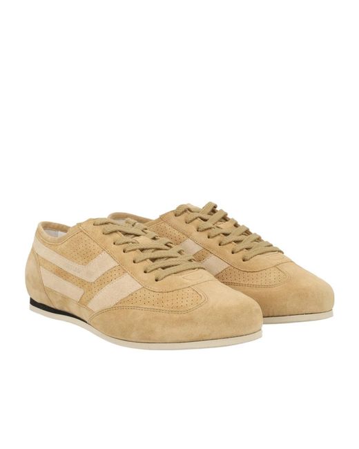 Tom Ford Natural Round-Toe Sneakers for men