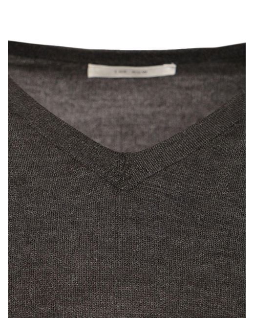 The Row Gray Ondre V-Neck Knitted Jumper