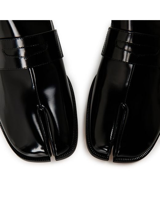 Maison Margiela Black Tabi Slip-On Loafer for men