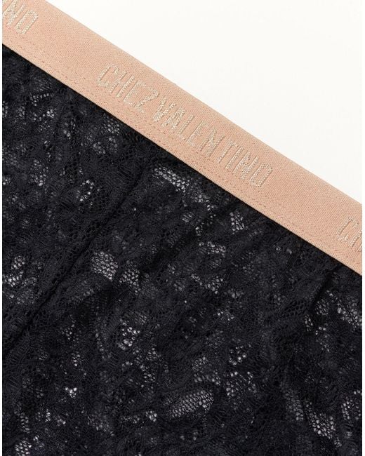 Valentino Black Lace Tights