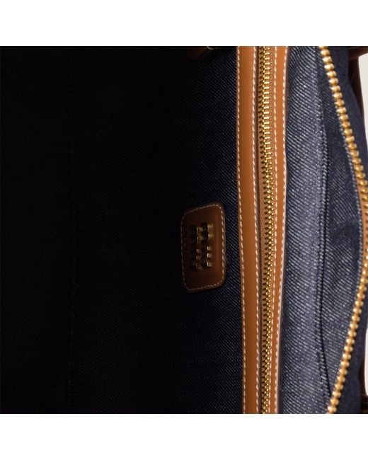 Miu Miu Blue Beau Denim Bag
