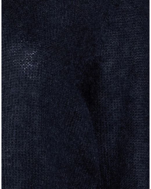 Ganni Blue Solid Color Thick Knitted