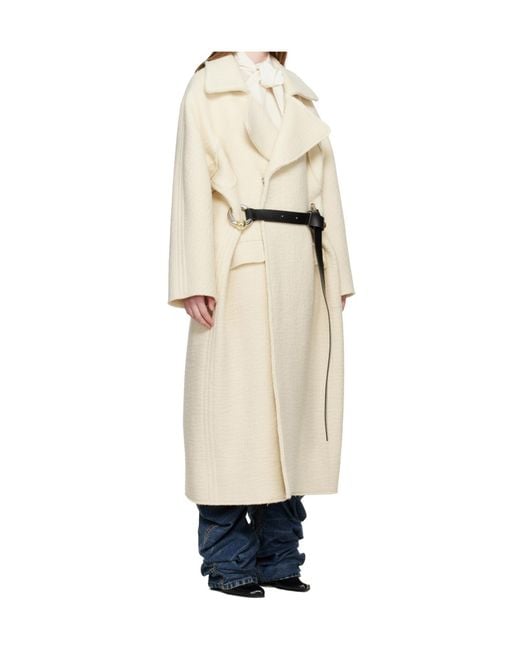 Jean Paul Gaultier Natural The Long Gaultier Double-Breasted Coat