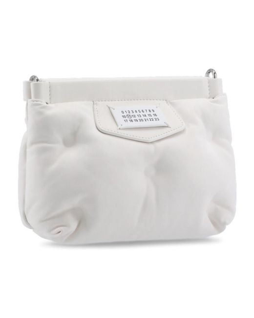 Maison Margiela Gray Glam Slam Carpet Quilted Mini Crossbody Bag