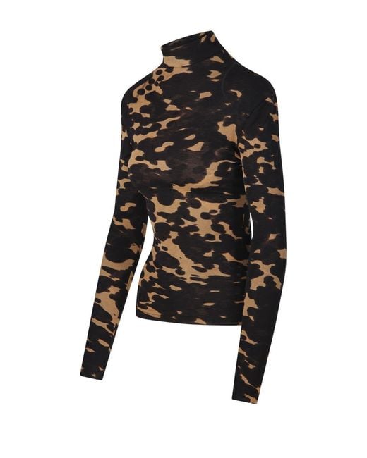 Nanushka Black Nayeli Long Sleeved Top